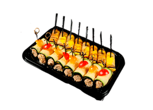 Рулетики из баклажанов