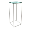 Коктейльный Стол High Cube Glass белый рис 3