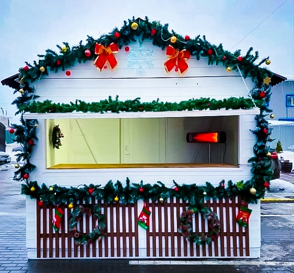 картинка Рождественский ярмарочный домик от компании Рент-Бери