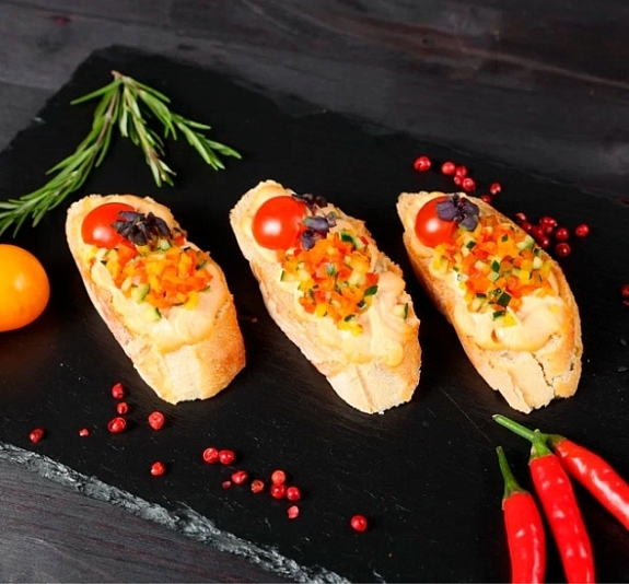 Брускетта Рататуй рис 4