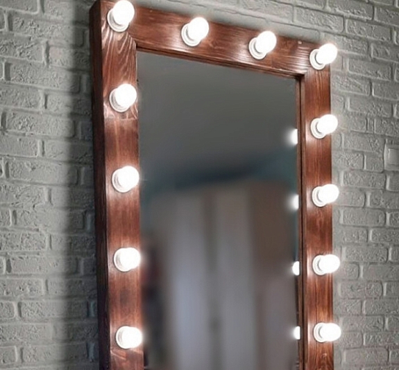 Зеркало Долина грёз коричневое рис 3