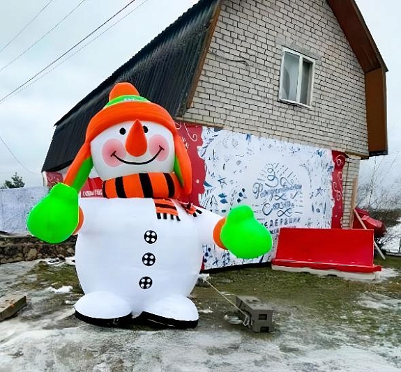 картинка Снеговик надувной от компании Рент-Бери