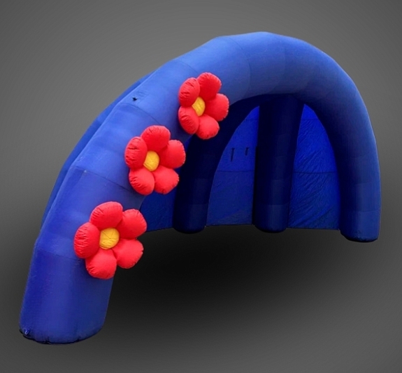 картинка Сцена ракушка надувная  "Синяя" от компании Рент-Бери