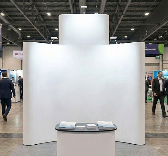 Поп Ап стенд с Башней изогнутая конструкция рис 2