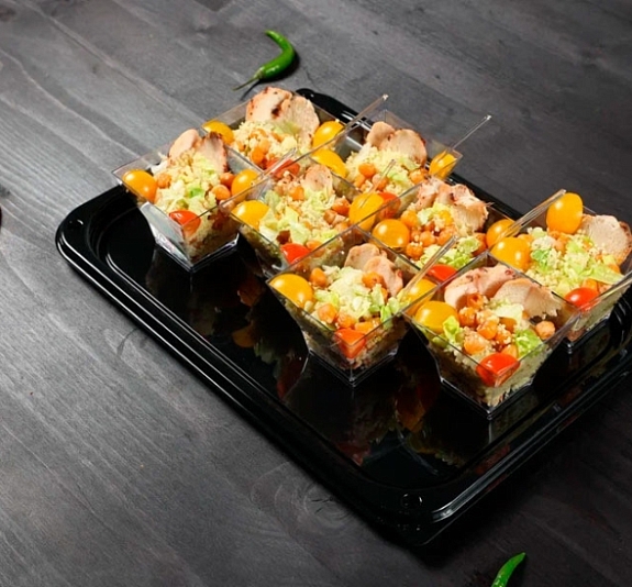 Салат из жареного нута с куриным филе рис 3