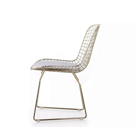 Стул Bertoia Gold рис 3