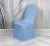 Чехол для стула голубой (стрейч) рис 1