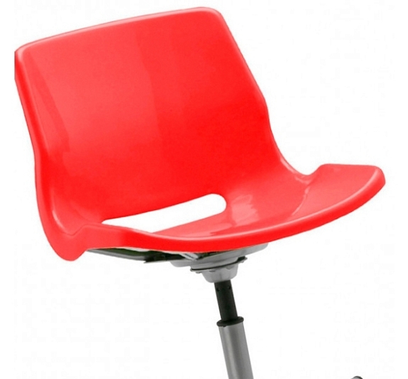 Стул пластиковый Snille красный рис 3