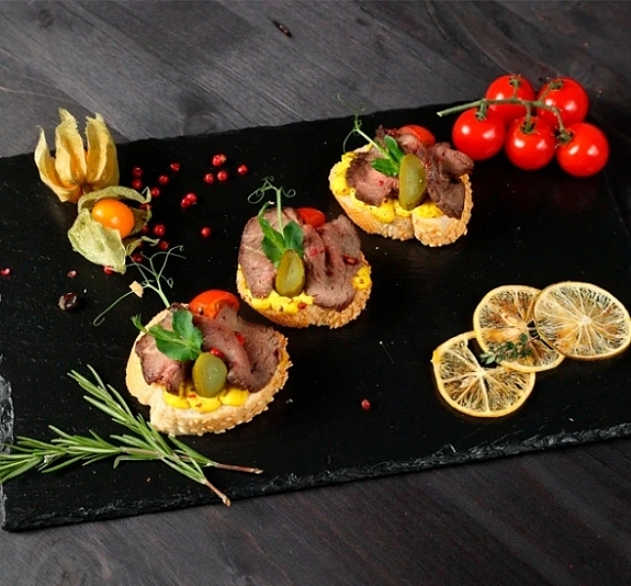 Брускетта Ростбиф рис 3