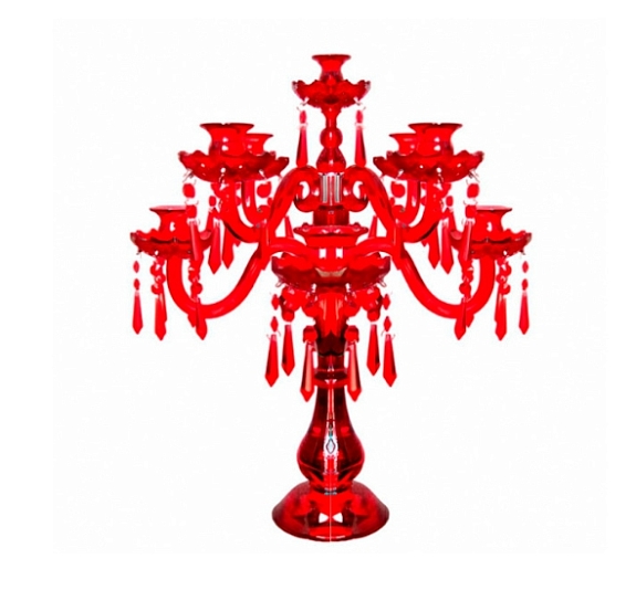 Красный канделябр рис 2