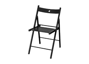 Складной стул Терье черный