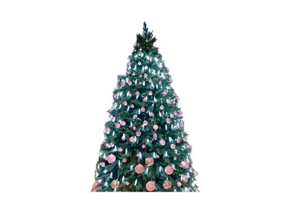 Ёлка искусственная 150 см наряженная золотая