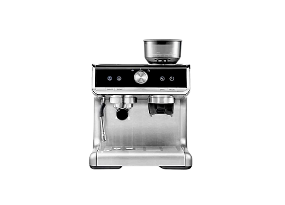 Рожковая кофемашина 1,55 кВт серебристая