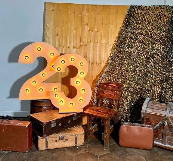 картинка Ретро фотозона "23 февраля" от компании Рент-Бери