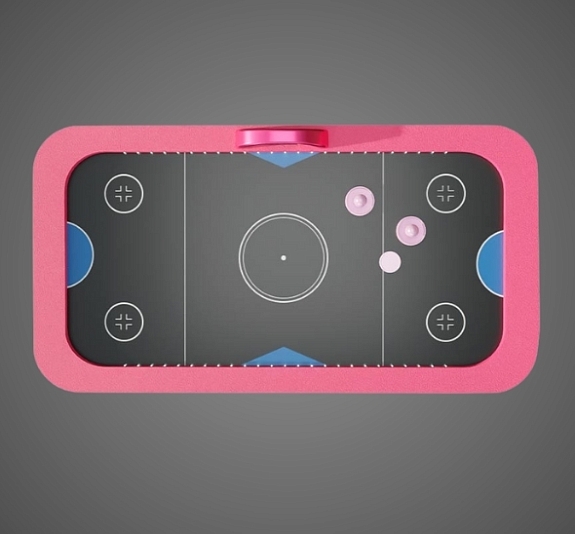 картинка Аэрохоккей розовый от компании Рент-Бери