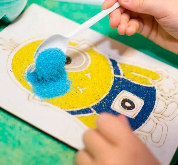 Мастер-класс «Песочная картина» рис 2