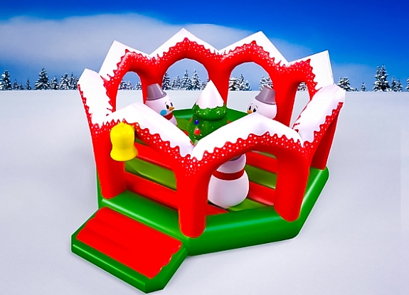картинка Батут "Зимний лес" от компании Рент-Бери
