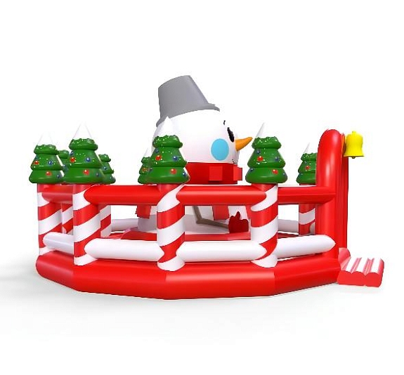 картинка Батут "Веселый снеговик" от компании Рент-Бери