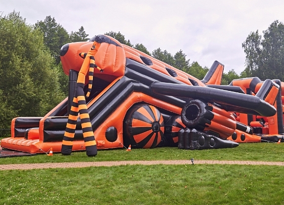 Надувная горка «Самолет»