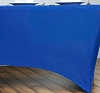 Стрейч скатерть для прямоугольного стола синяя рис 4