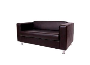 Диван Премьер двухместный черный