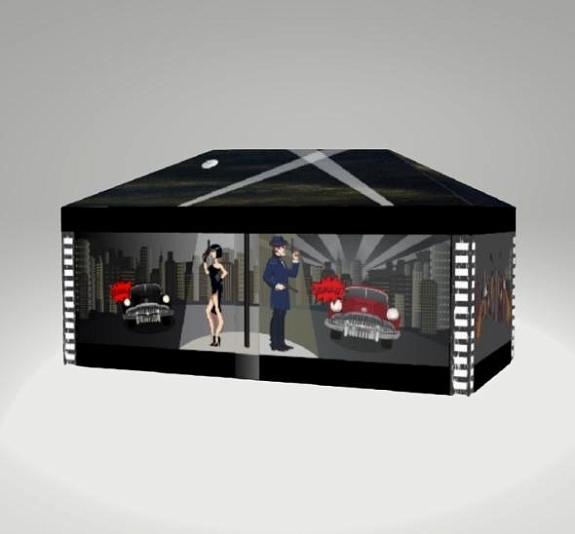 Тент палатка "Чикаго" 5х2,5 рис 1