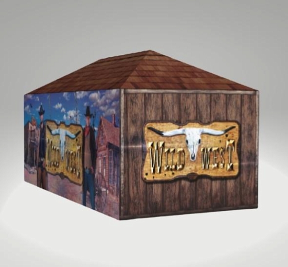 Тент палатка "Вестерн" 5х2,5 рис 1