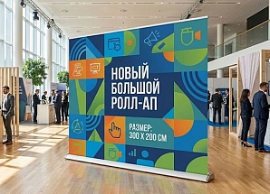 Ролл Ап каплевидный