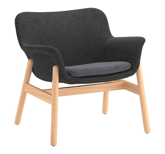 Кресло Vedbo Grey рис 1