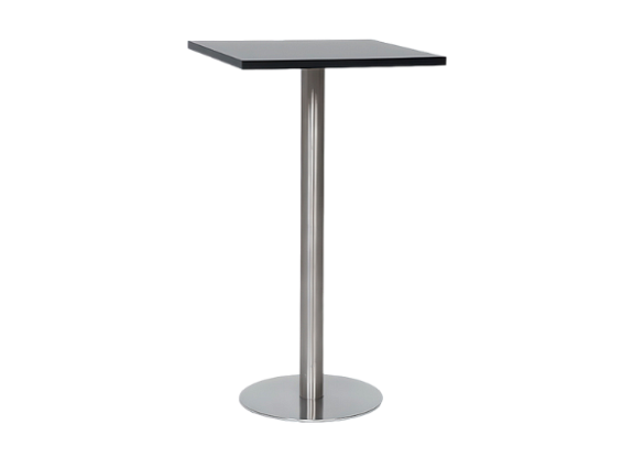 картинка Стол коктейльный Quadratic 60х60 черный от компании Рент-Бери