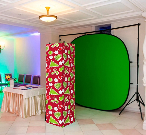 Фотостойка (Гиф) Новогодняя рис 1