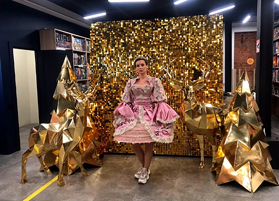 Новогодняя фотозона "Золотой праздник"