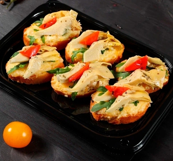 Брускетта с артишоком рис 1