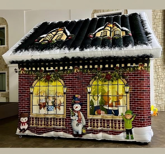 картинка Фотозона "Новогодний домик" от компании Рент-Бери