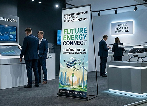 L баннер коннект с печатью баннера