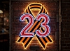 Аренда неоновой вывески «23 февраля»