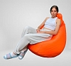 картинка Пуф кресло-мешок оранжевый от компании Рент-Бери