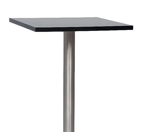 картинка Стол коктейльный Quadratic 60х60 черный от компании Рент-Бери