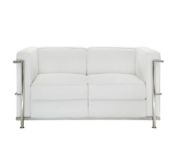 Диван Chrome двухместный белый рис 3