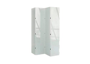 Стеклянная ширма белая