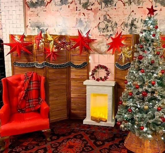 картинка Фотозона "Новогоднее ретро" от компании Рент-Бери