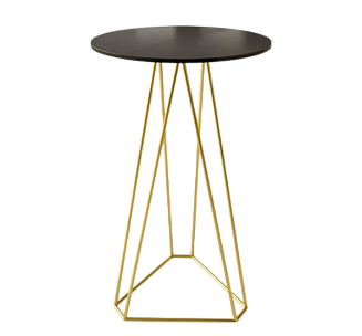 Стол фуршетный Rinfresco D-70 Black and Gold