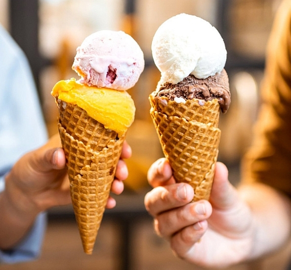 Мороженое шариками рис 1