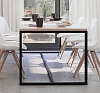 Стол деревянный LOFT Серый рис 3