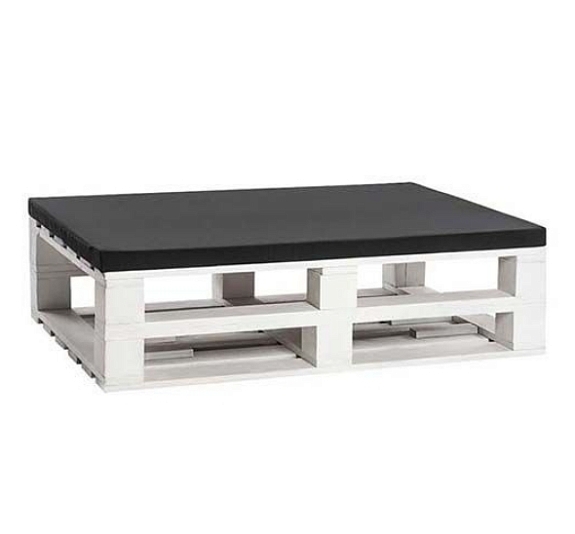 Белые банкетки из паллет рис 2