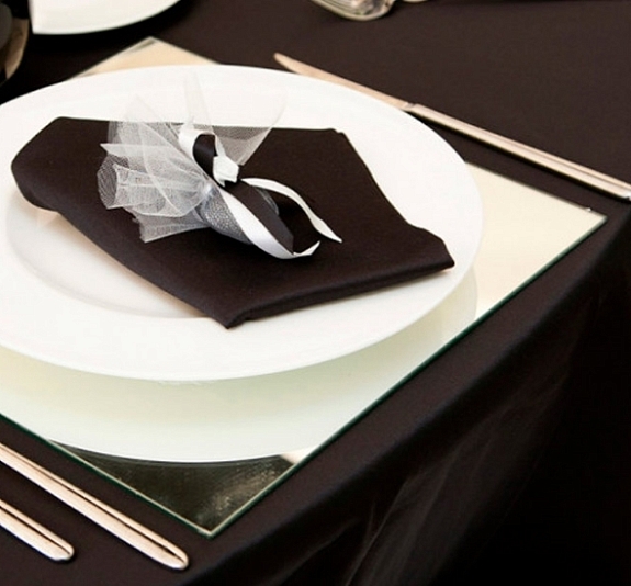 Скатерть круглая 3,2м черная «Сатен Испания» рис 3