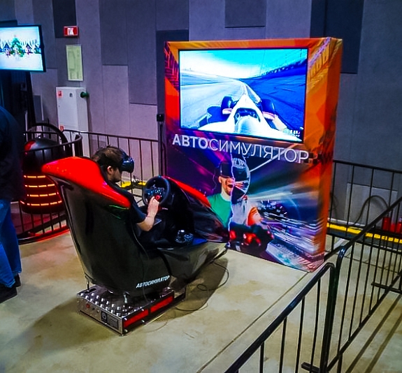 картинка Автосимулятор VR от компании Рент-Бери