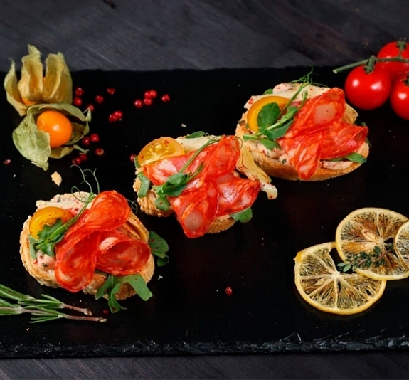 Брускетта Чоризо рис 4