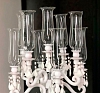 Белый хрустальный канделябр рис 1
