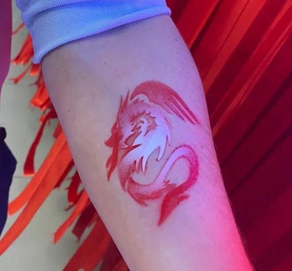 картинка Аэро-тату на мероприятие от компании Рент-Бери